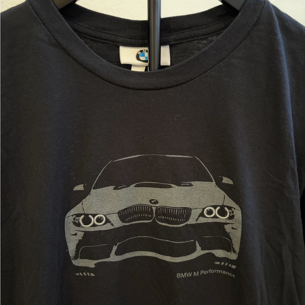 BMW M Performance Black Tee with Car Design
